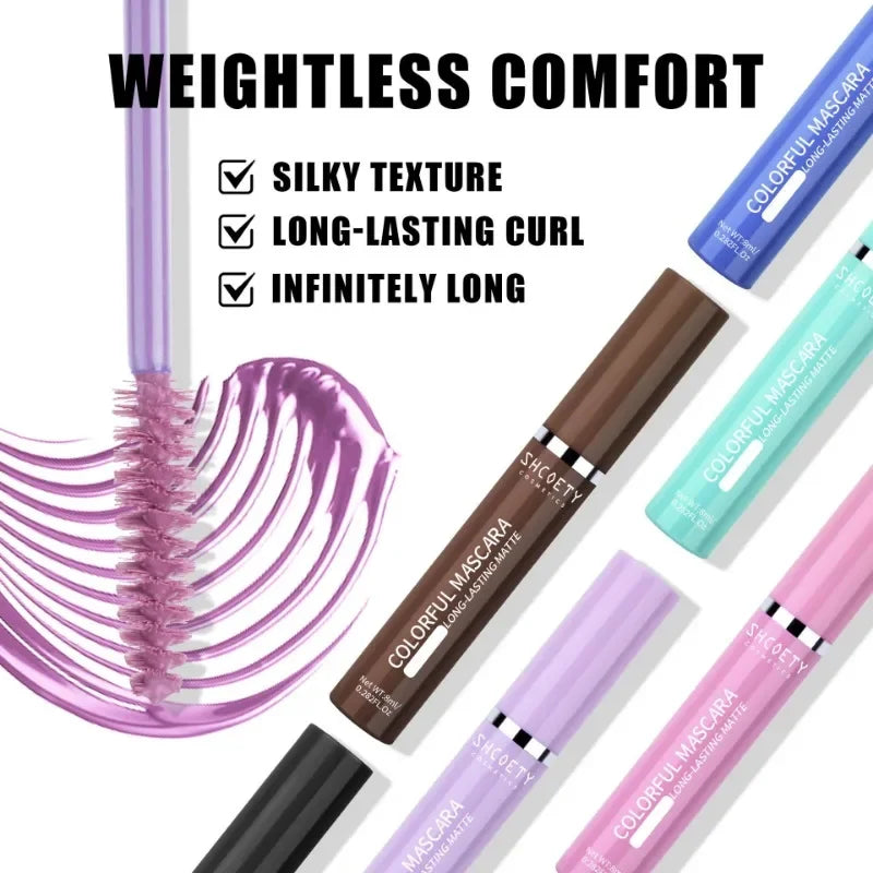 Colorful Waterproof Curling Mascara