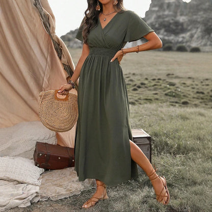 Mia Muse Side‑Slit Midi