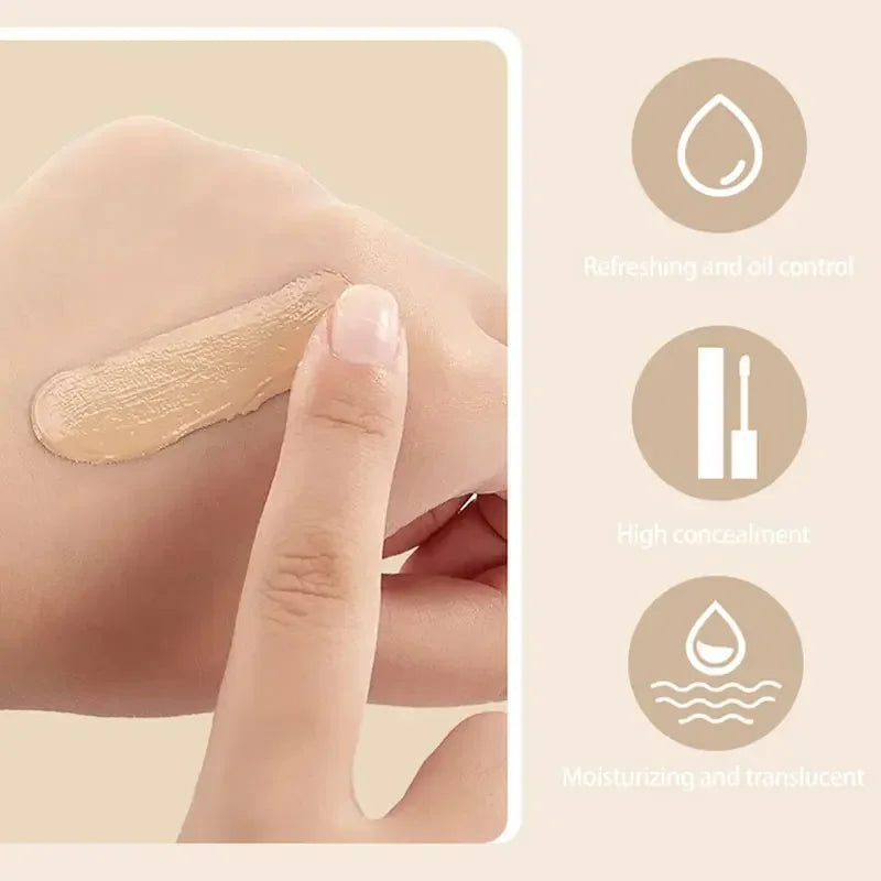 Waterproof Full‑Coverage Concealer Pen