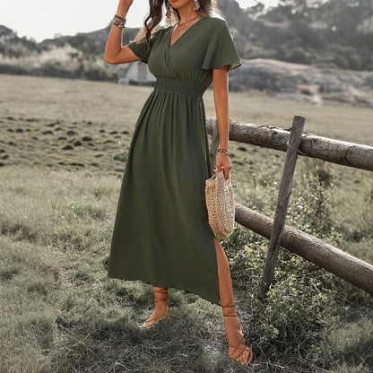 Mia Muse Side‑Slit Midi